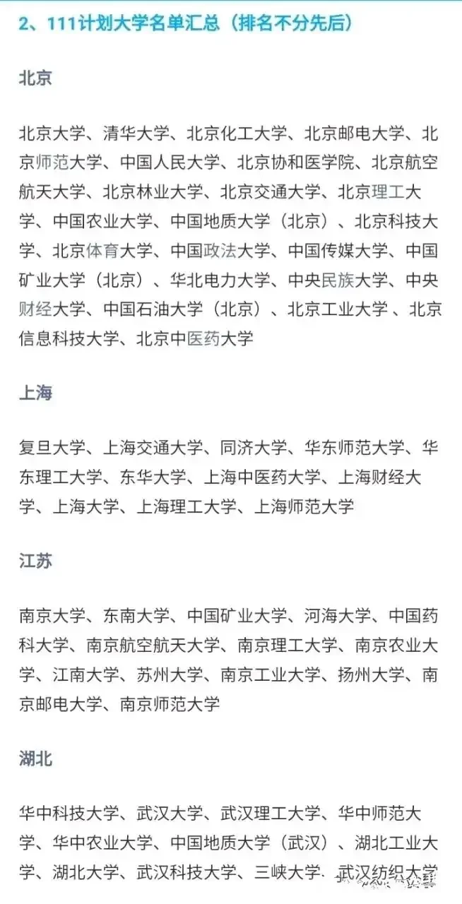 最新国家111计划入选高校名单，河北是怎么的了？只推荐燕山大学和河北农...