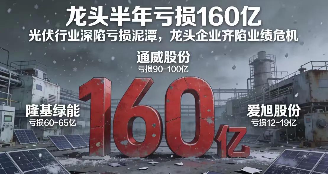 光伏行业深陷亏损泥潭：龙头半年亏160亿，价格战后的生存战怎么打？
光伏电池片的
