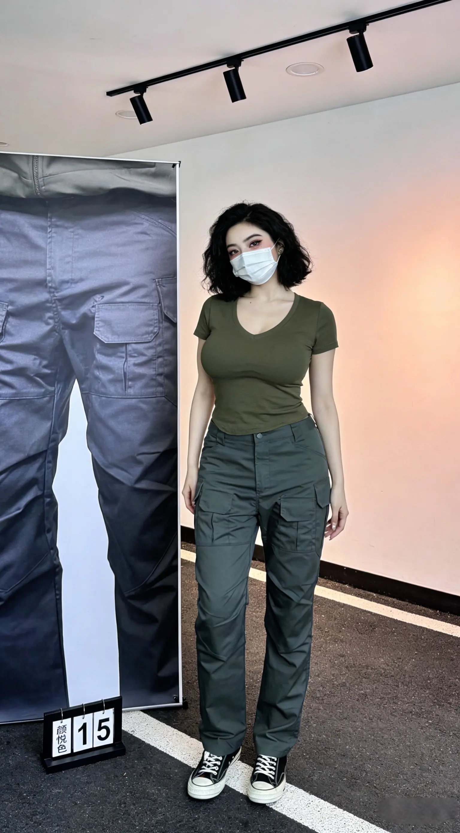 春秋多口袋战术军布工装裤户外直筒裤耐磨通勤长裤