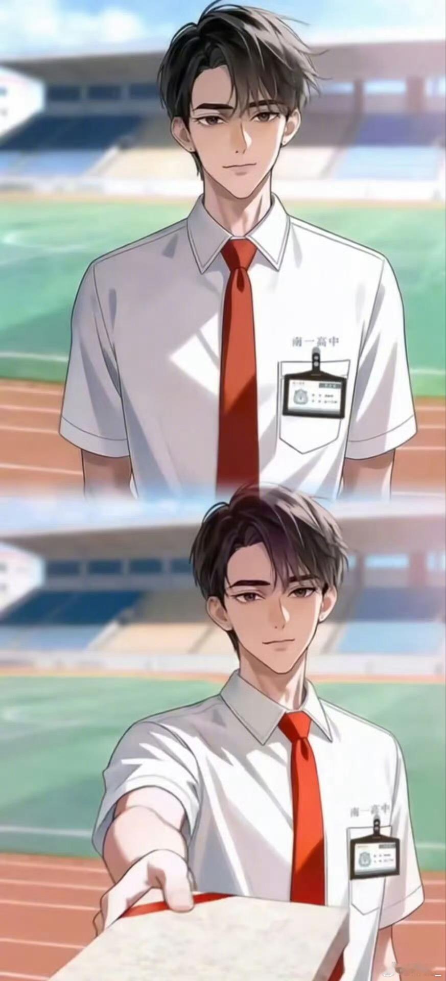 国漫角色代言五年高考三年模拟钟辰时，一个在二次元世界里品学兼优的代表，他的形象被