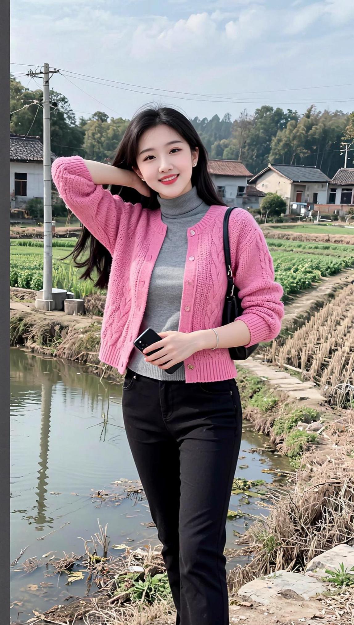 AI简约田园风 抖音ai创作