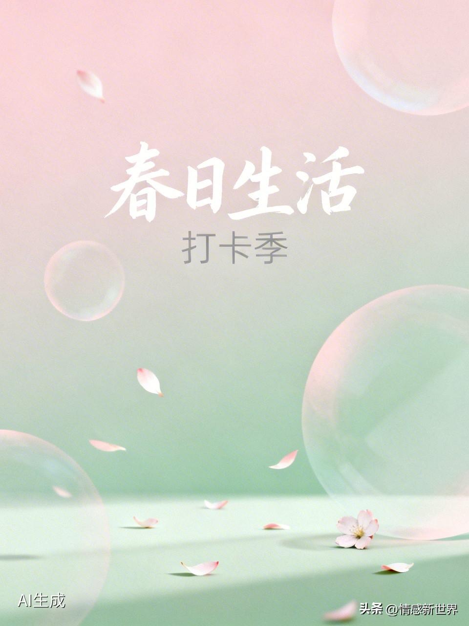 春日生活打卡季 春日真是个美好的季节，它悄无声息地就改变了世界。清晨醒来，玉兰枝