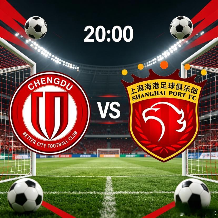 中超赛事前瞻：成都蓉城 vs 上海海港本场中超焦点对决将于5月19日20:00在