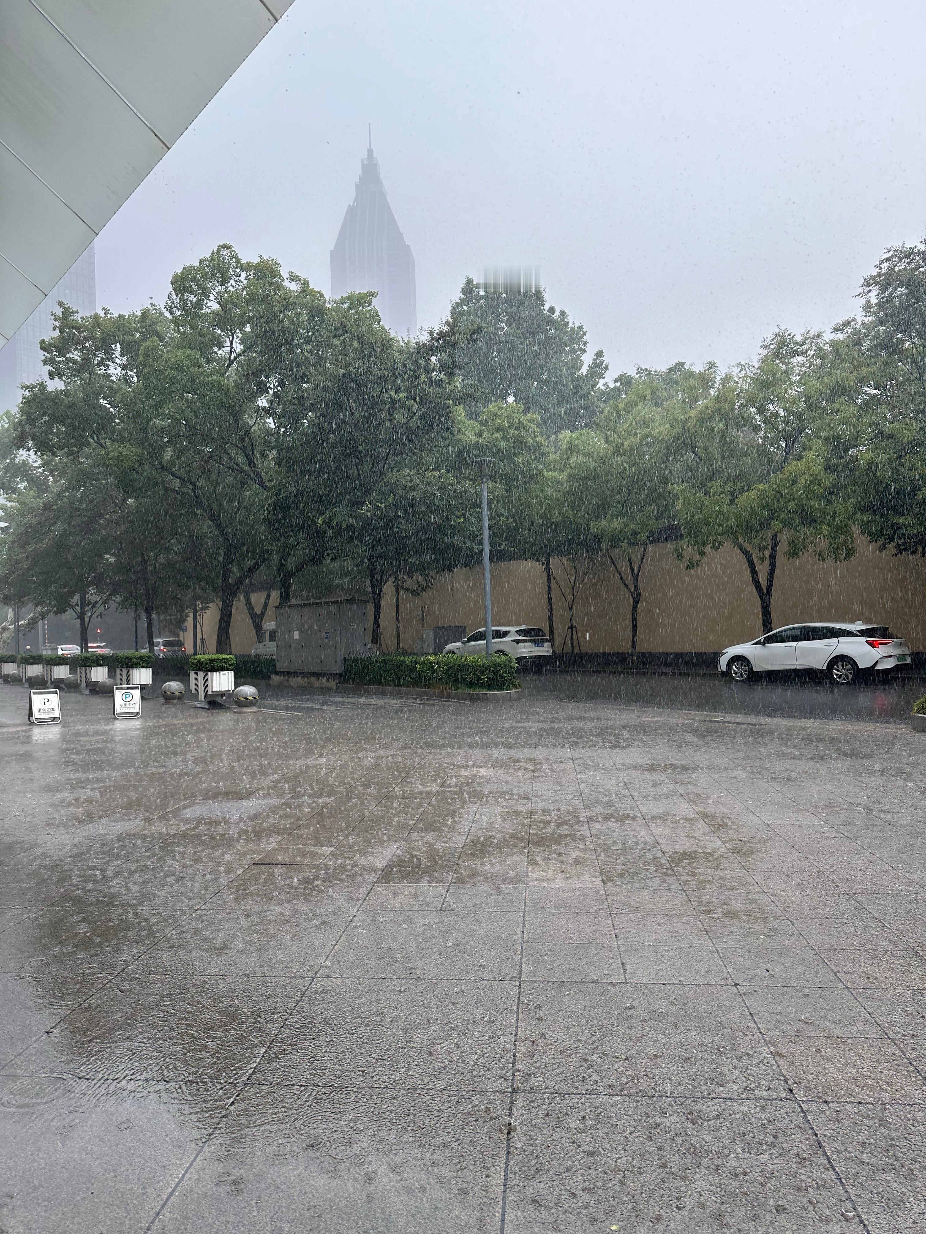 这天气太癫了⛈️  ​​​