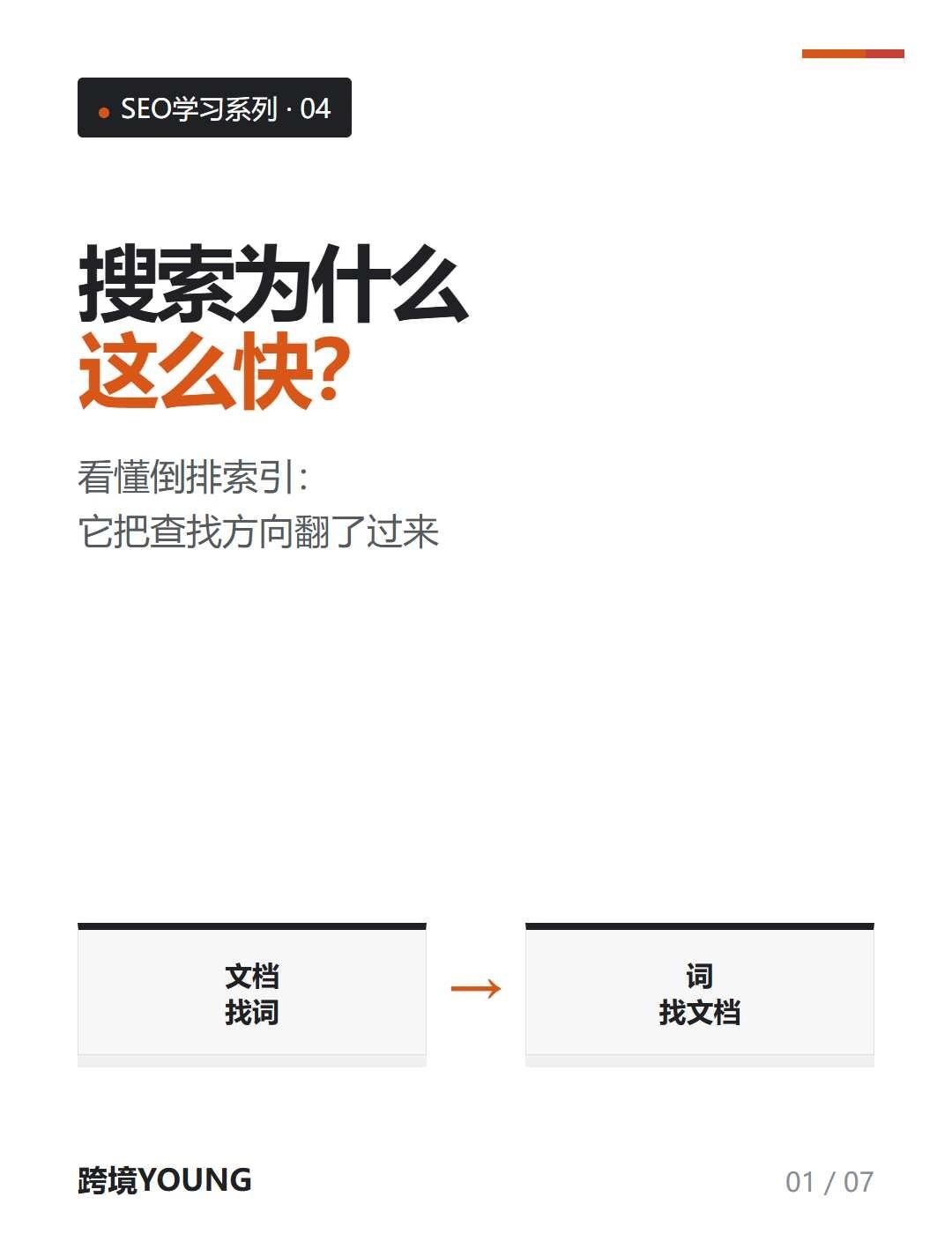 搜索为什么这么快？看懂倒排索引
搜索为什么这么快？看懂倒排索引
	
你刚按下搜索