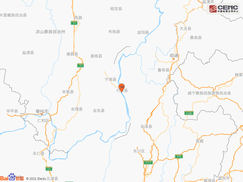 地震 云南昭通市巧家县发生3.1级地震
