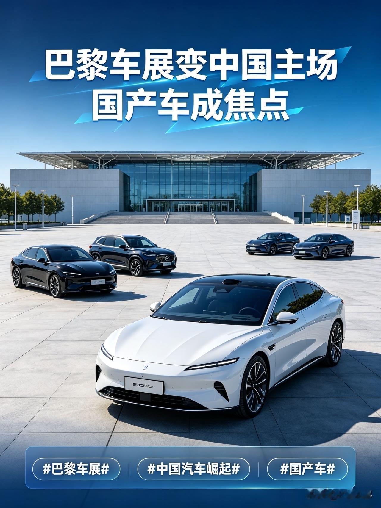 彻底翻盘！巴黎车展变中国主场，20个国产品牌碾压德法车企

谁能想到，曾经被欧美