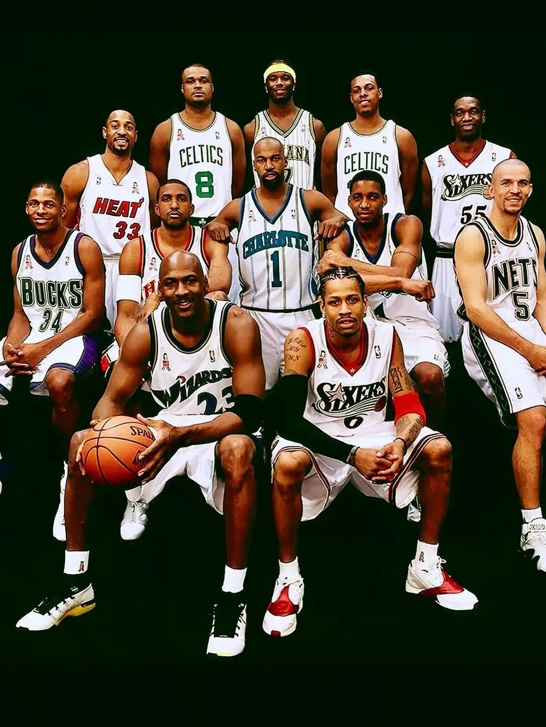 2002年的NBA全明星阵容！科比KobeBryant只关于科比 ​​​