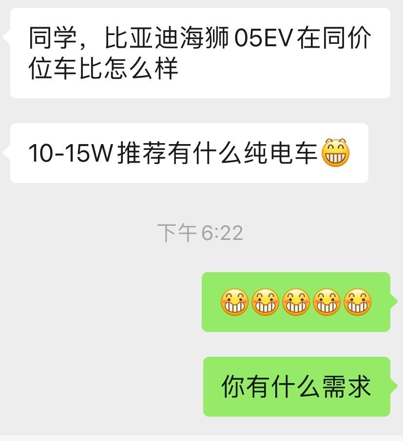 我同学问我，我应该怎么回复比较礼貌一点？大v聊车比亚迪[超话] ​​​