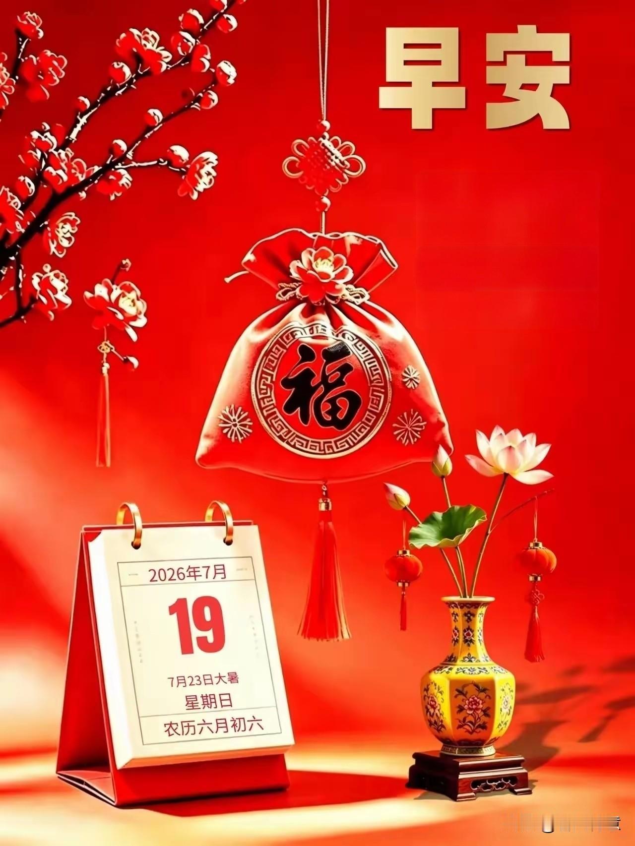 早安吉祥，福气满满的一天从这里开始！