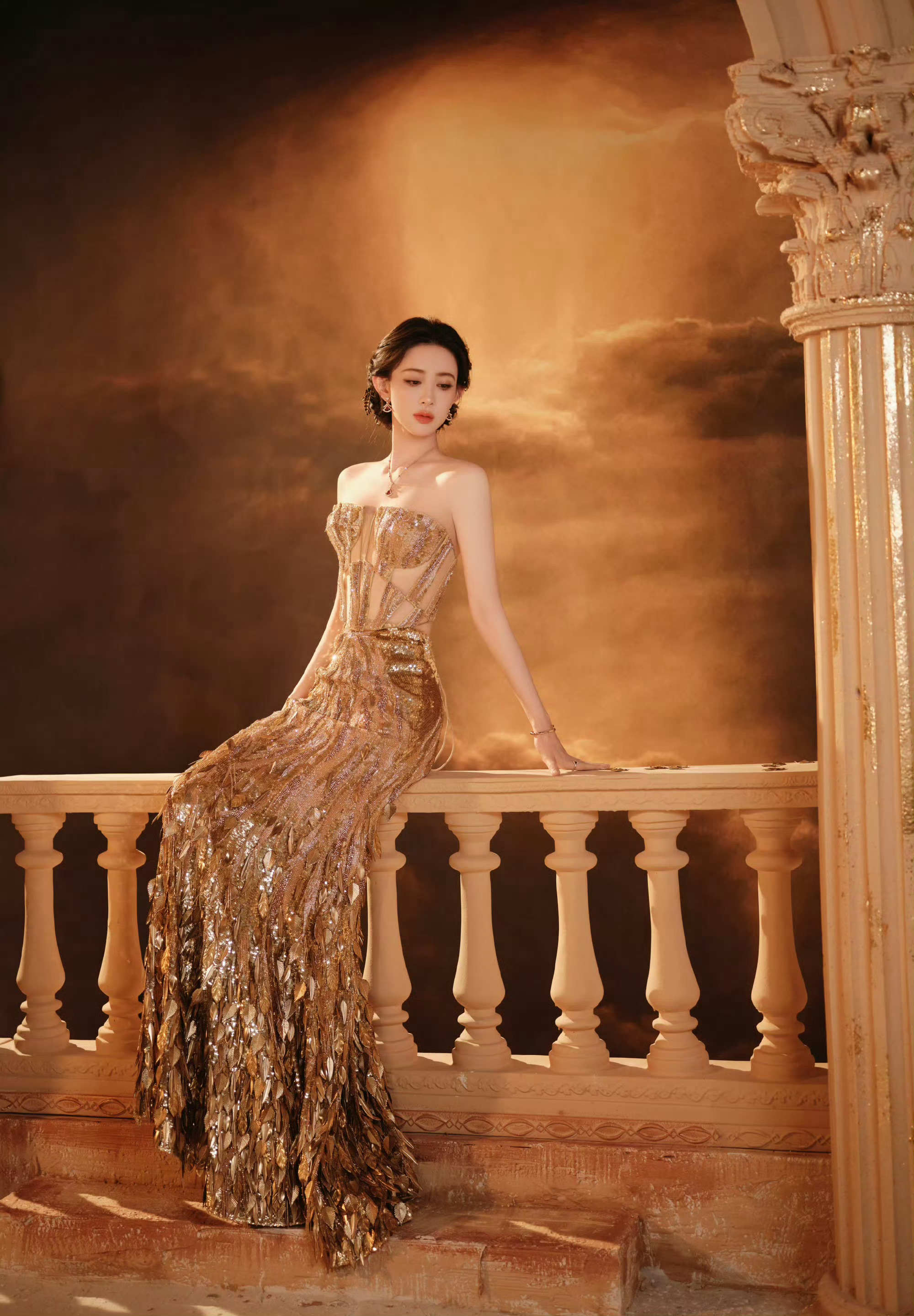 孟子义星光大赏出图演绎Rahul Mishra 2025秋东高级定制星光大赏出图