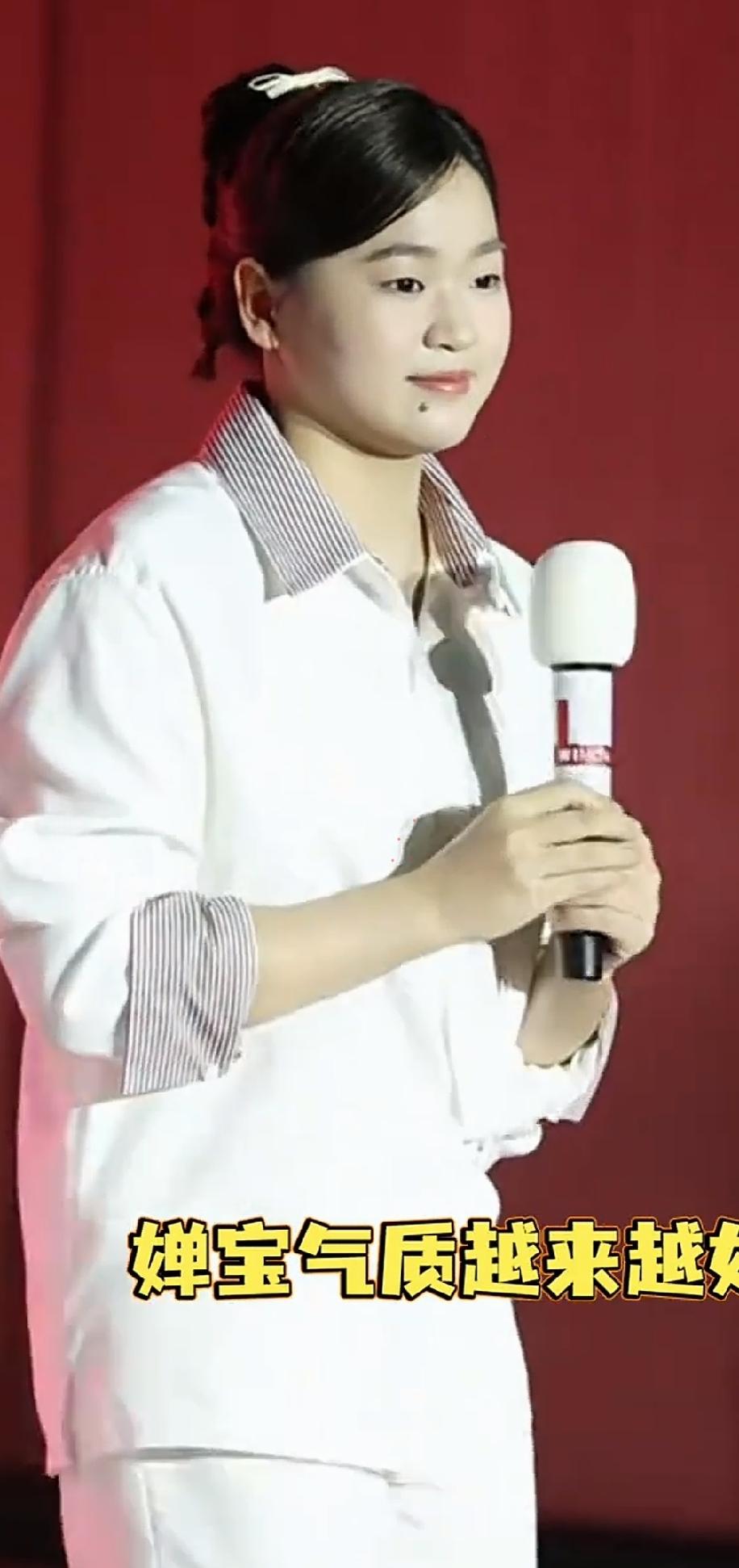 全红婵越来越有她个人的那种气质，虽然整个脸蛋圆乎乎的，人也胖乎乎的，但是整体气质