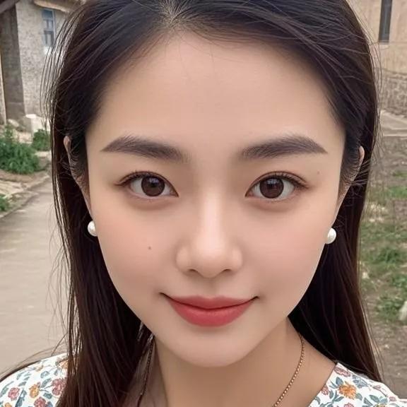 少女心事，笑靥如花，岁月静好少女的笑容 林间粉漾少女 少女 内心还是很少女 藏不