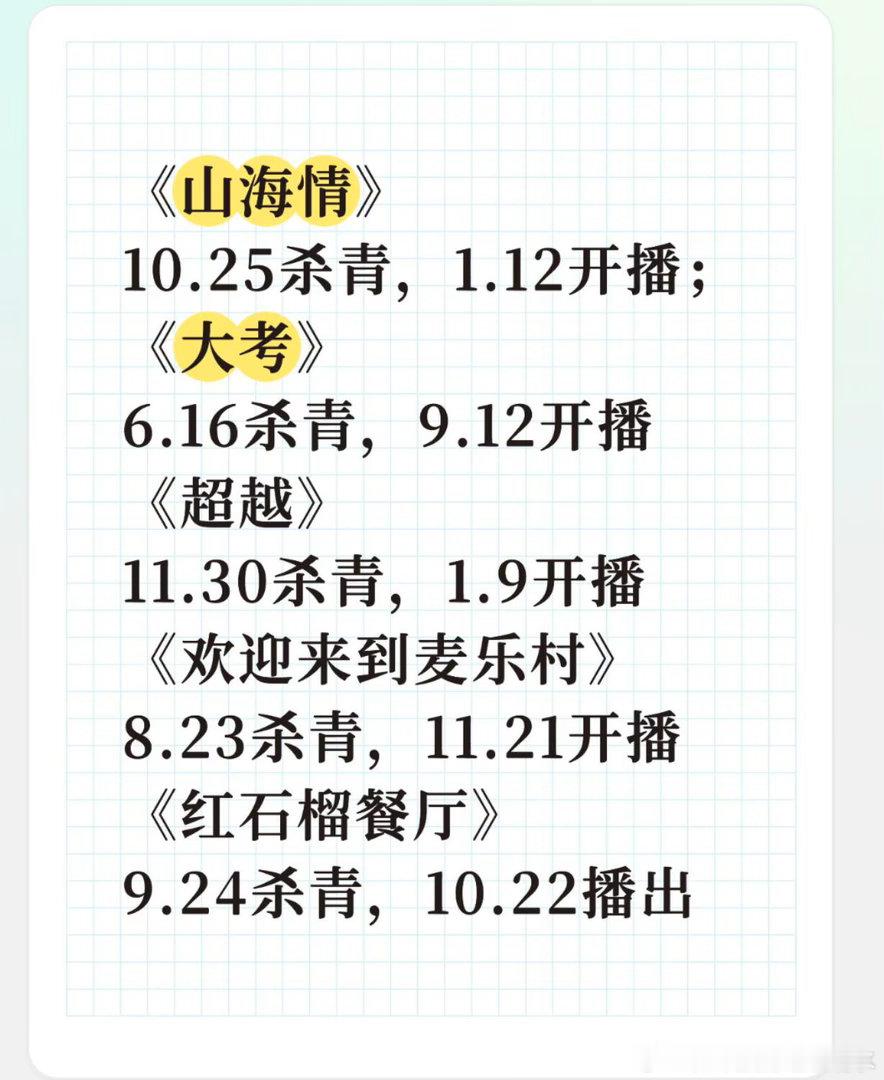 原来有这么多任务剧都三个内月上的啊所以为什么大家只盯着生命树呢，生命树杀青的时候