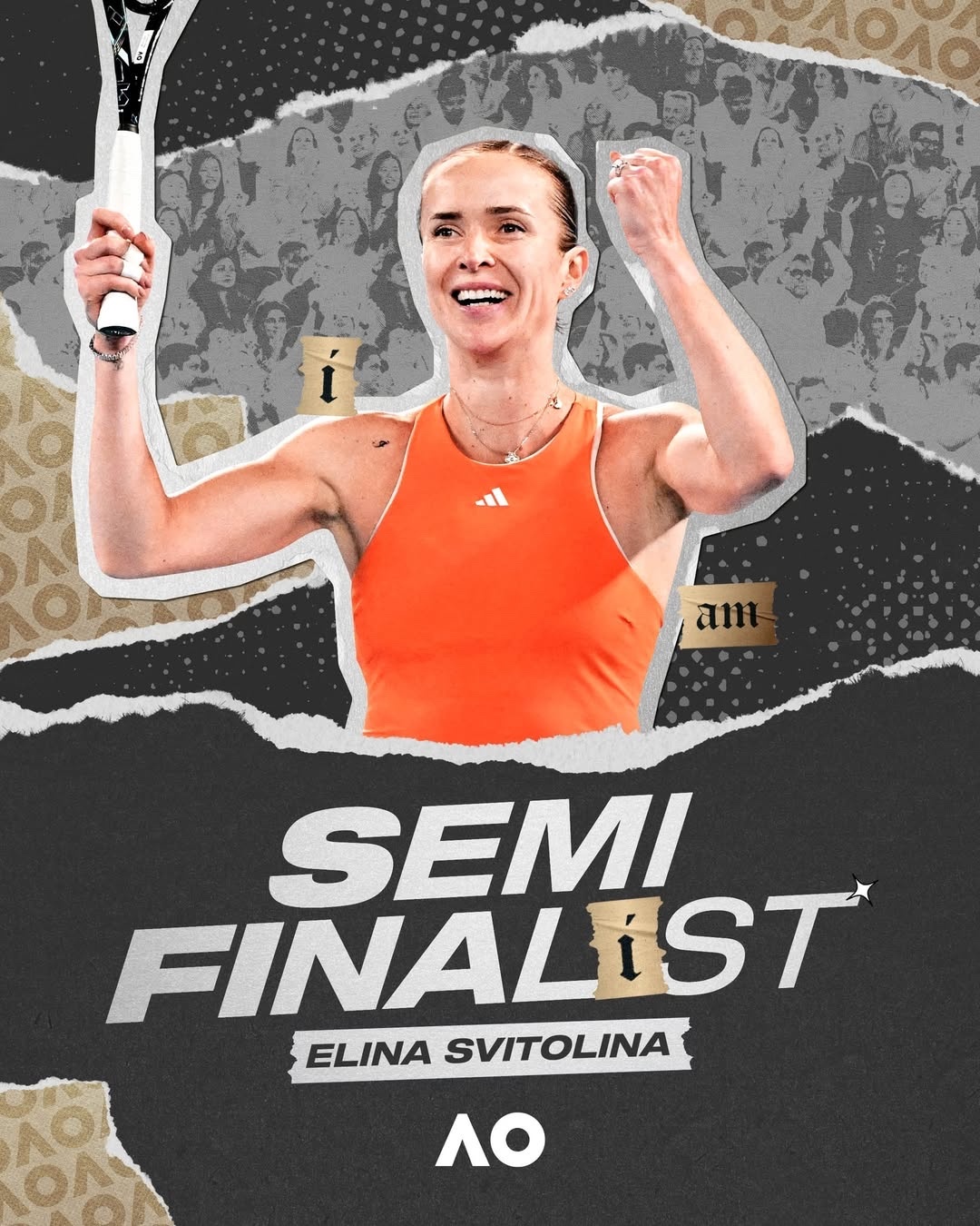 高芙溃败！澳网女单1/4决赛，斯维托丽娜61 62击败3号种子高芙……女单半决赛