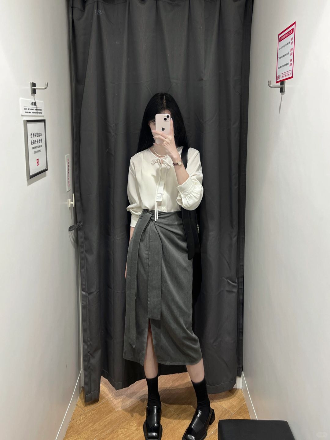 优衣库一眼爱上温柔小衫🥹+99小裙真的太好看了！！
