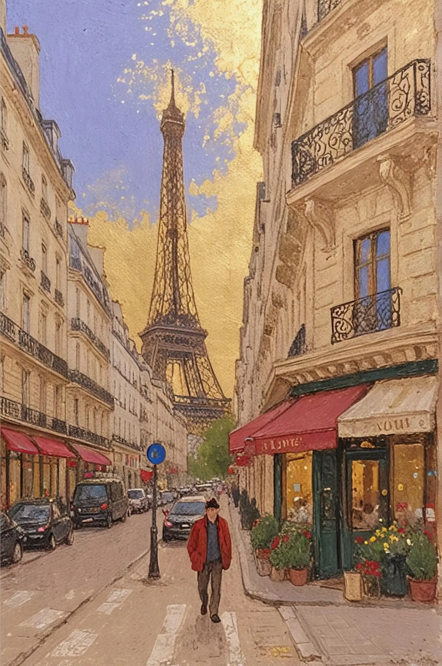 环球旅行一年 我把途中风景做成了金箔插画。我是Henrix，我花了一年...