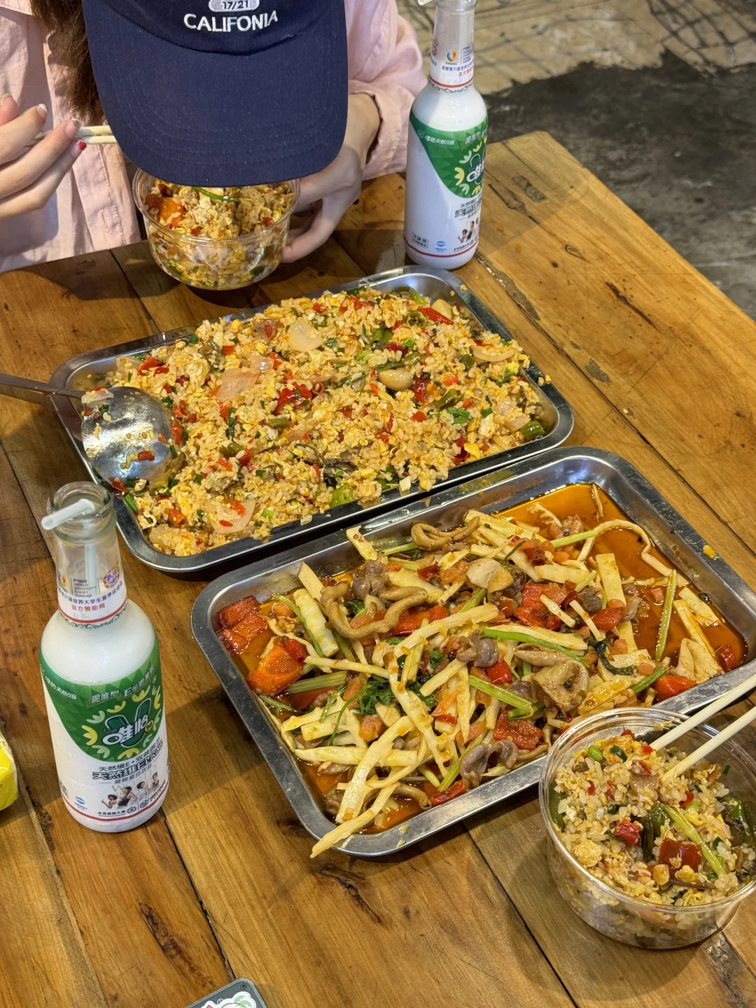 在玉林！铁板鸡杂！铁板炒饭