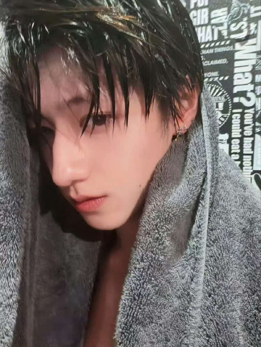 朱志鑫高会自拍朱志鑫高会湿发自拍  此男不简单 