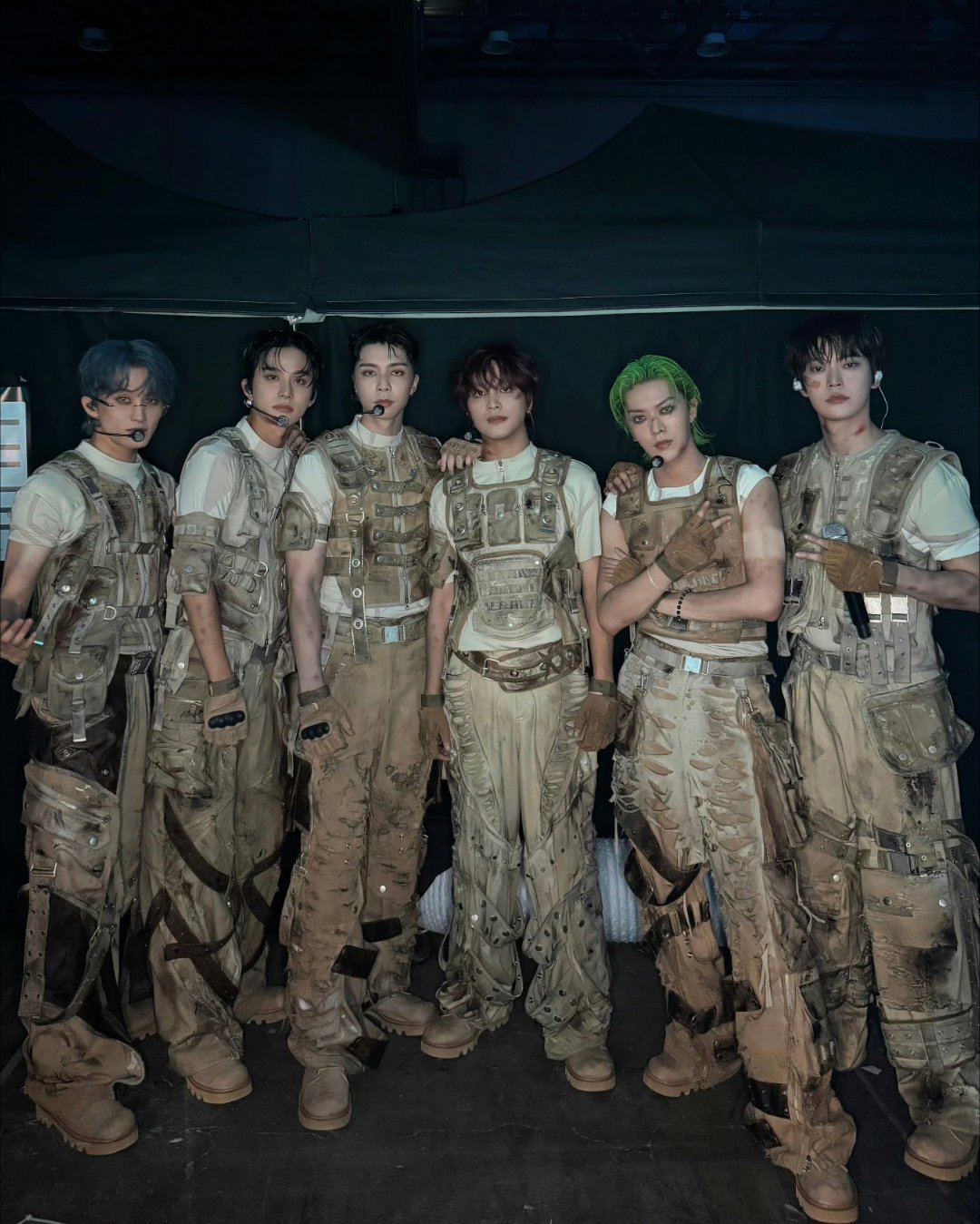 太阳的后裔NCT127 这个妆造帅得好直观，细节满满，韩网热议是太阳的后裔！ ​
