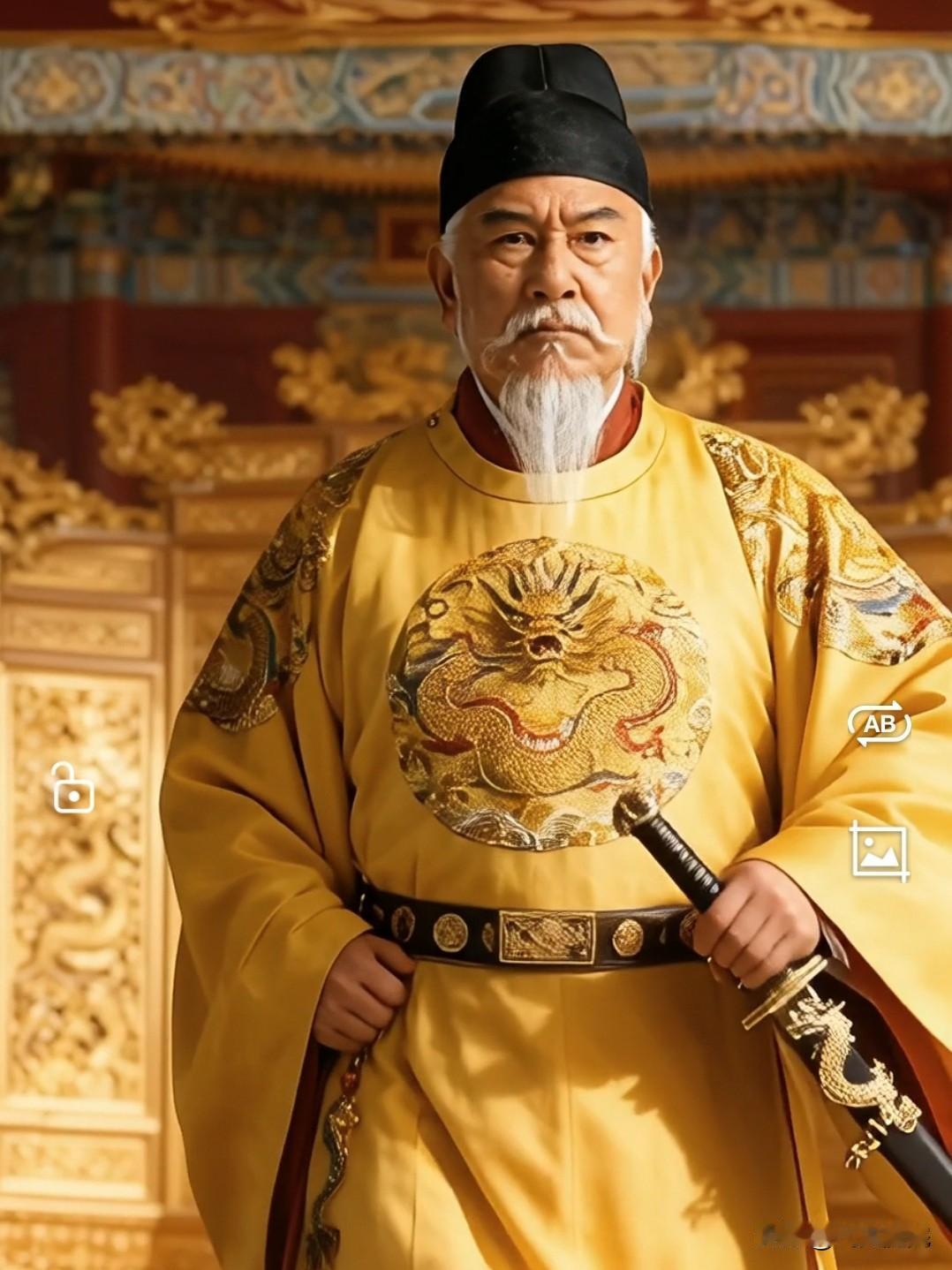 朱元璋的真实相貌，历史书上不知道替换了没有？今天看到，百科里换了，挺帅的！

逻