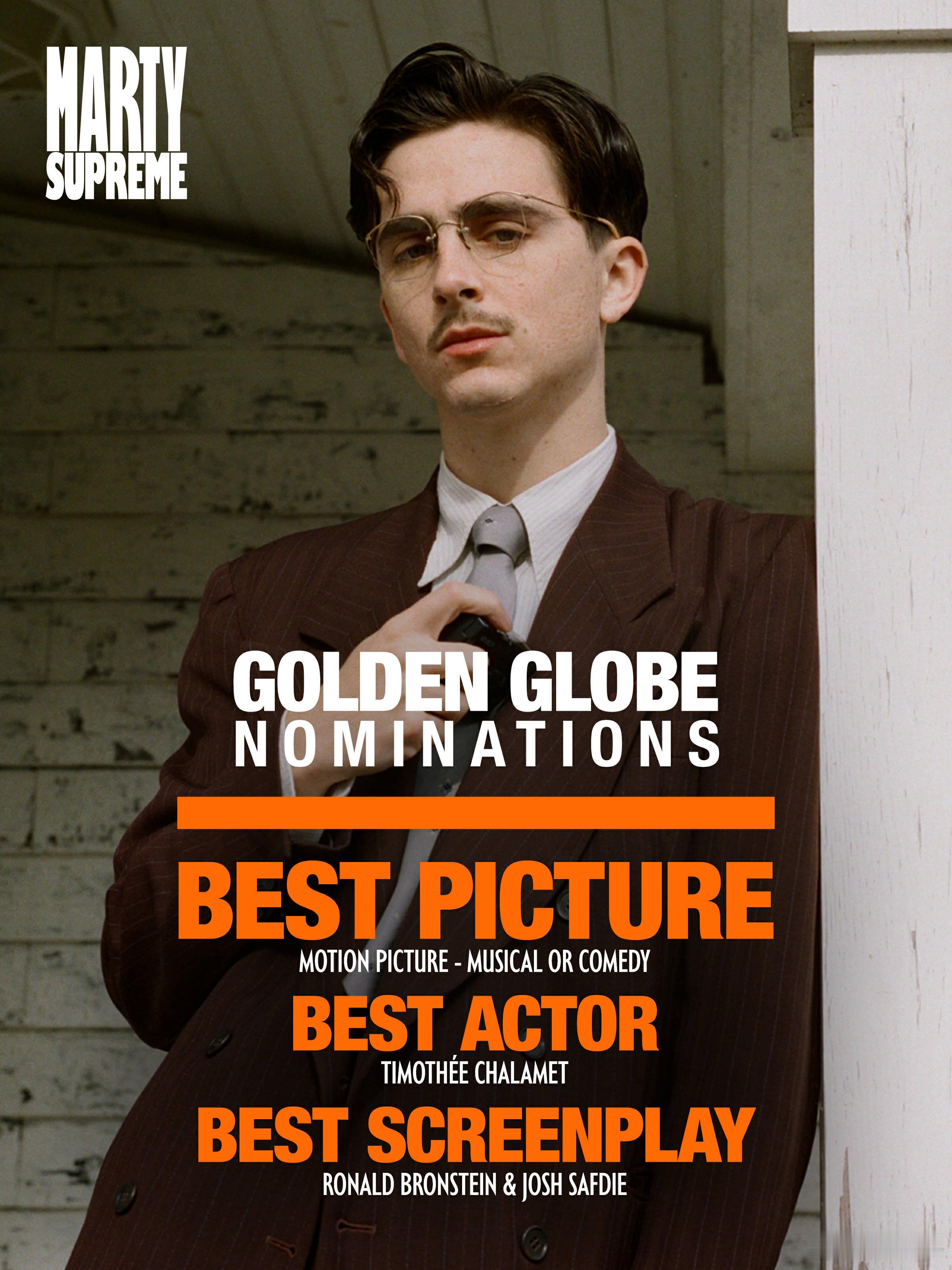 2026金球奖提名影片庆功海报！这样绝大部分入围影片都发布了庆功海报！！ 