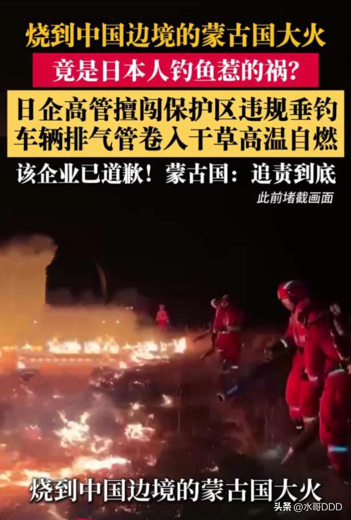 日企开车烧了蒙古草原，火差点烧进了中国
·
10月8日，蒙古国东方省努姆鲁格自然