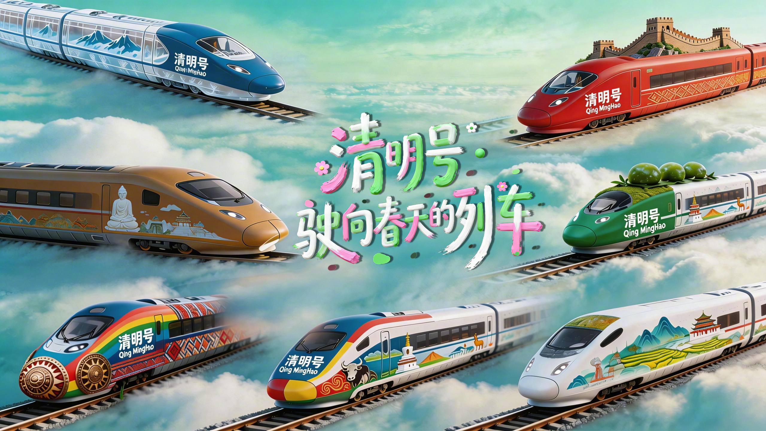 #AI把思念写在清明的每一站##驶向春天的列车让思念有了形状# 当AI遇上清明，