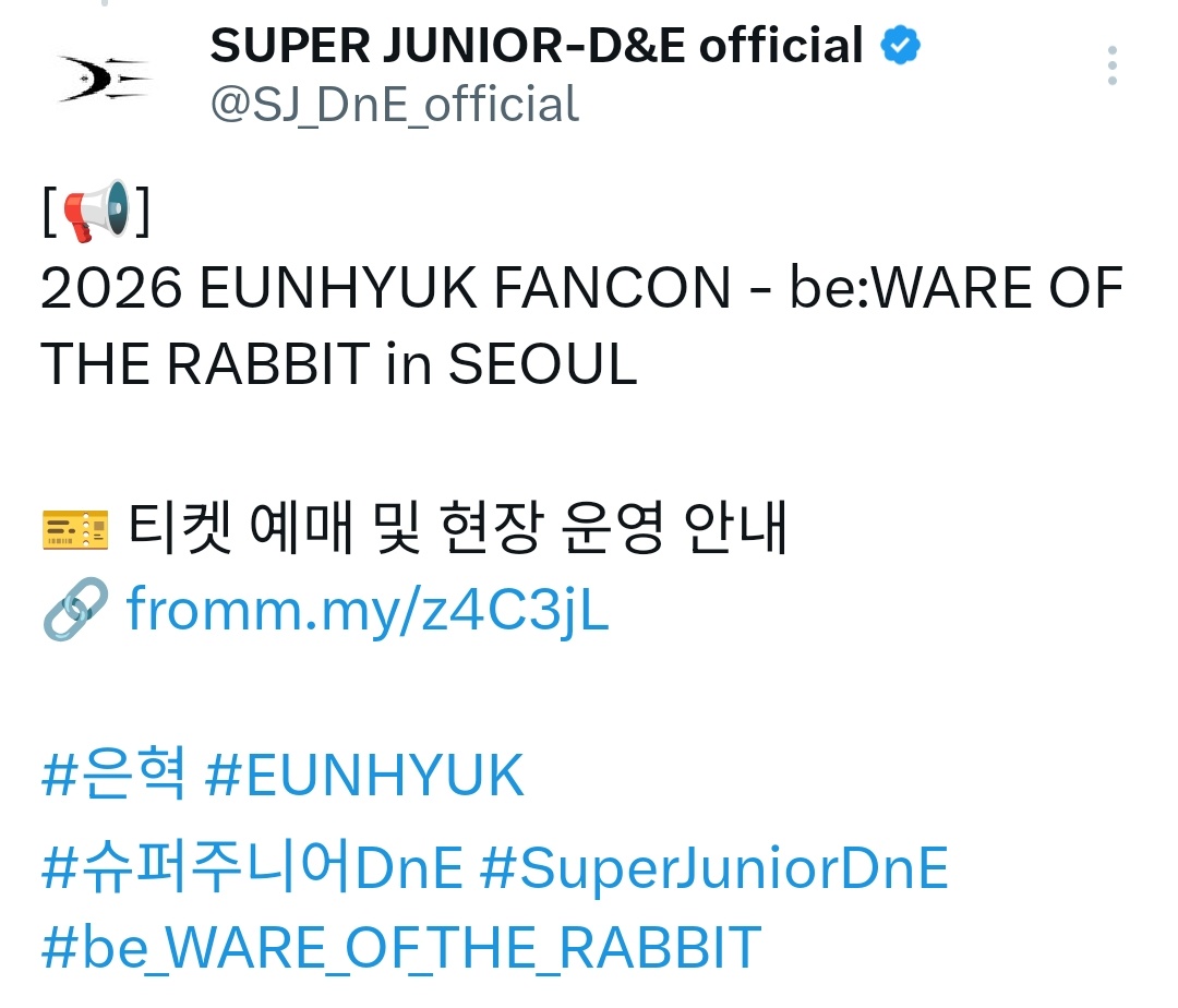 “CB百蓝_。260219 D&E official更新李赫宰 相关：[📢]2