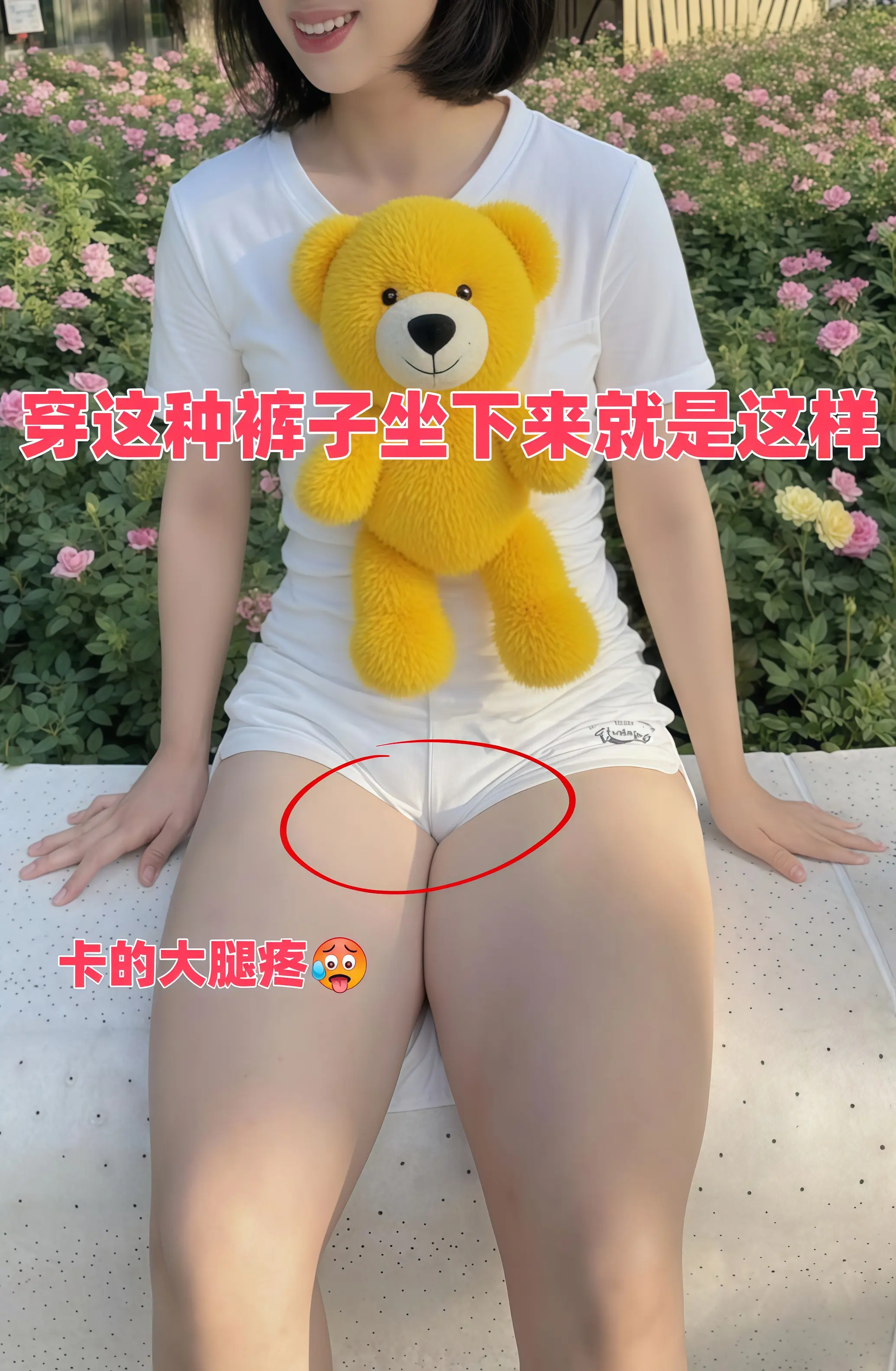 今年真的太爱这种冰丝牛仔短裤啦！它摸起来很像那种牛仔的纱线，但是穿在身...