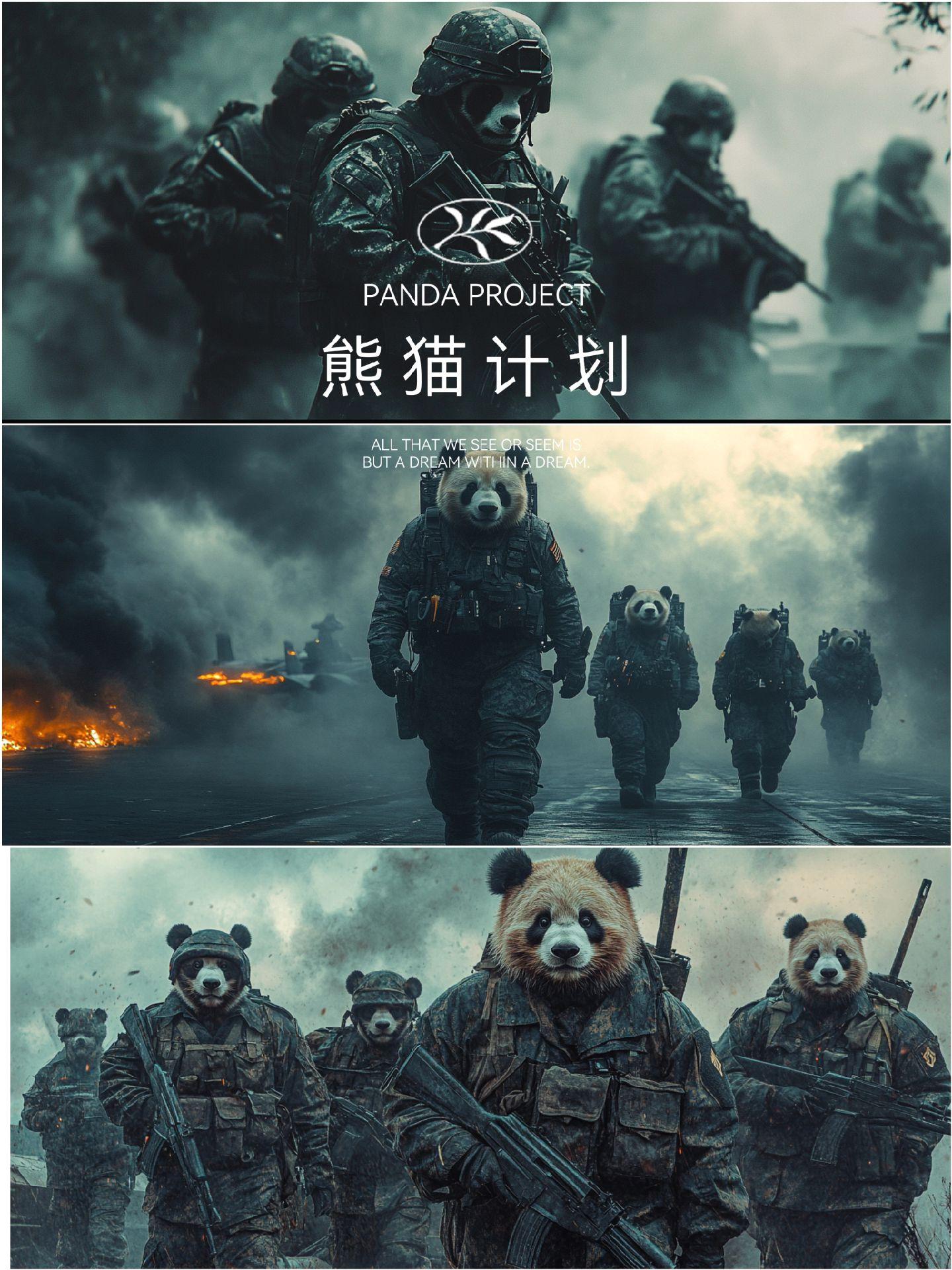 AI大作“熊猫计划”，反攻！看过成龙的电影“熊猫计划”，感觉商业片实在...