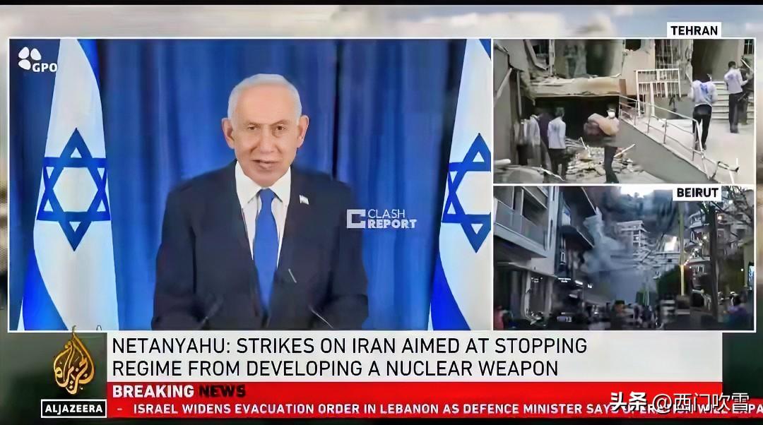 内塔尼亚胡是威胁世界和平的毒瘤。他的每一步操作，都在激化什叶派与逊尼派、以色列与