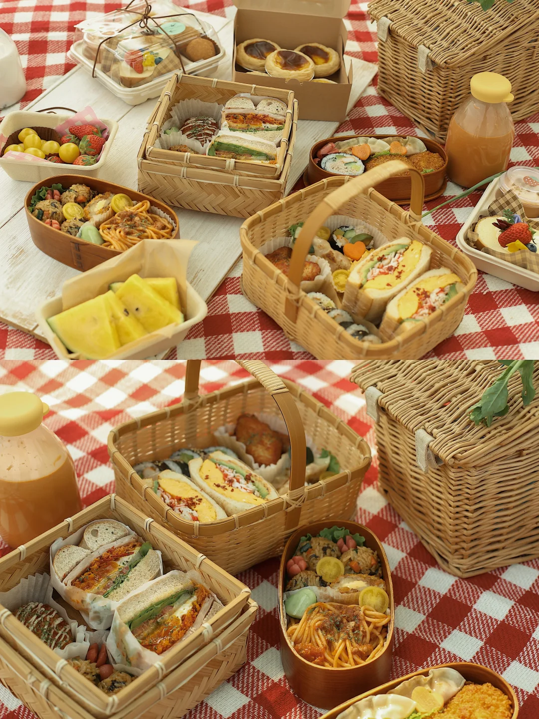 春日野餐🌿。（备餐过程）