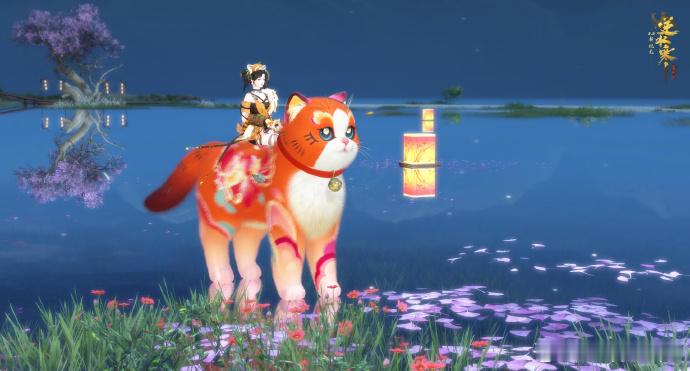 逆水寒云养猫云养猫的快乐是逆水寒给的！江湖首批「自定义外观·猫咪祥瑞」，布偶猫，