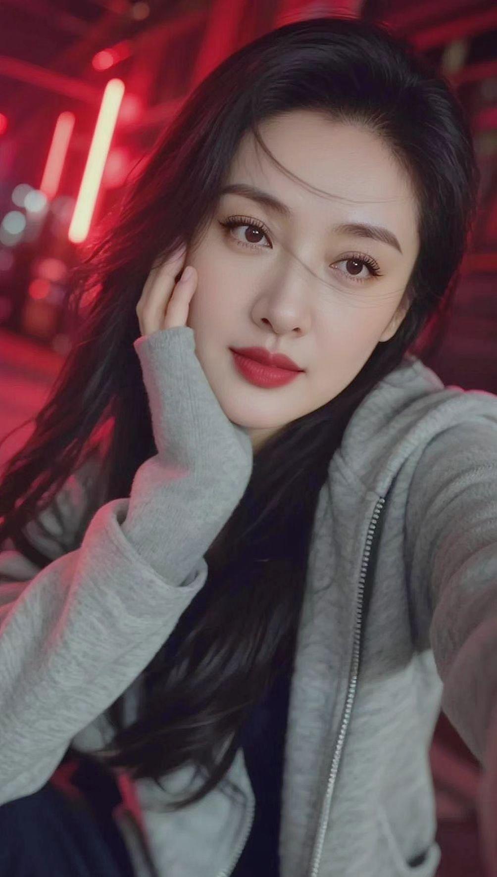 AI夜街自拍 抖音ai创作 个人写真拍摄 我就站在你面前 我的魅力不止一面可仙可