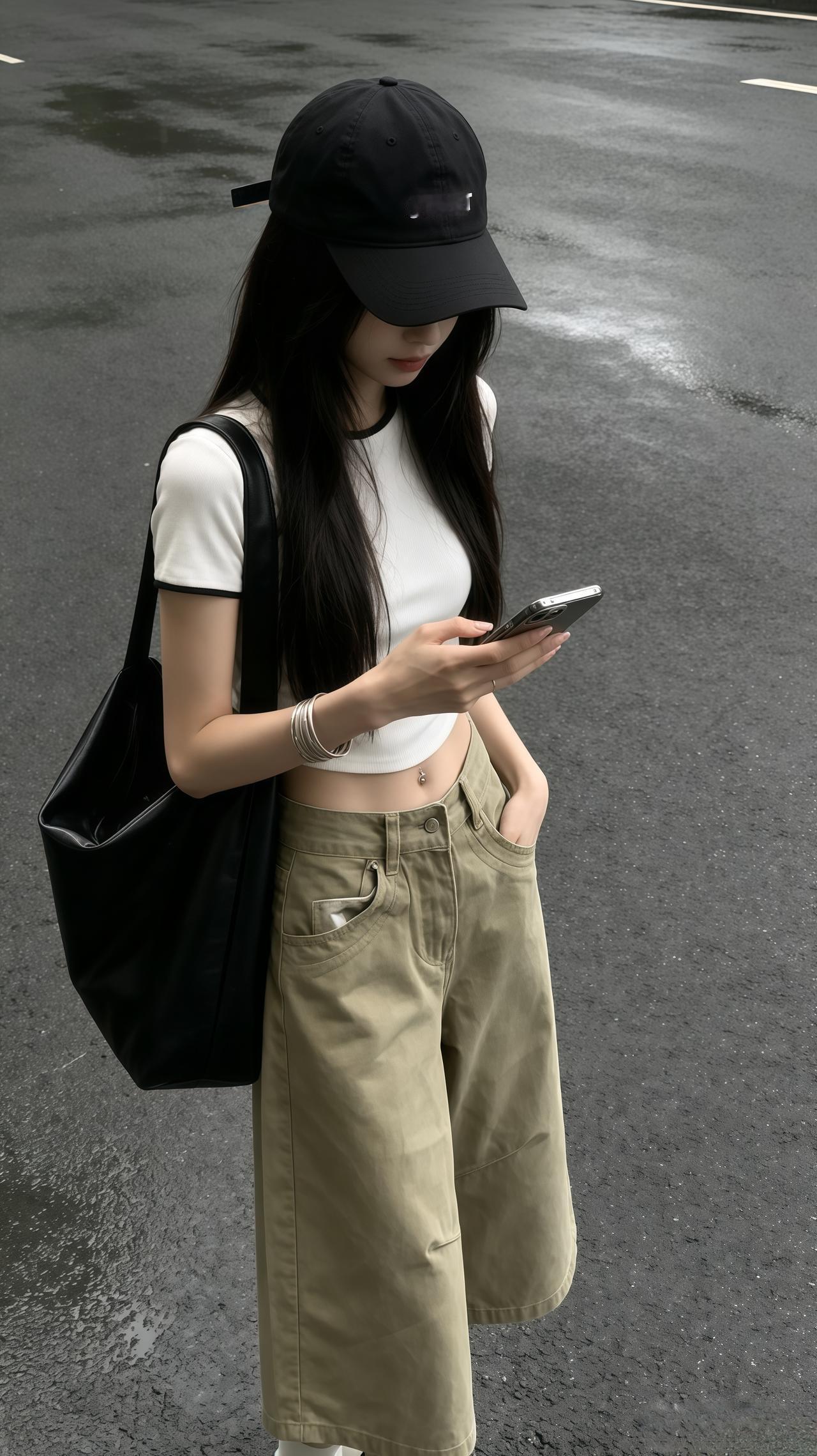 日常通勤松弛感ootd ootd通勤版 穿搭没有公式 短裤夏季穿搭