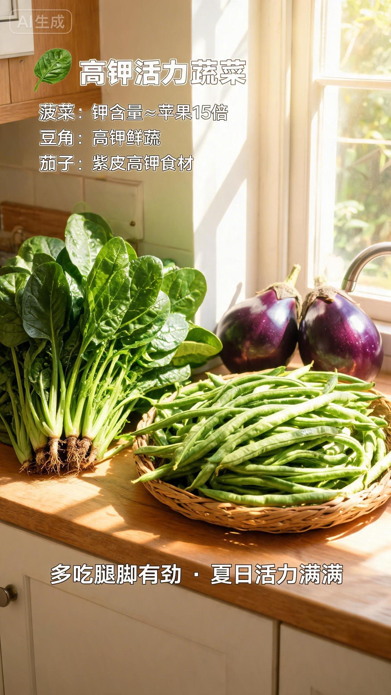 天热没精神？这菜使劲吃！钾含量是苹果15倍，腿脚有劲精神足

天一热，人就像霜打