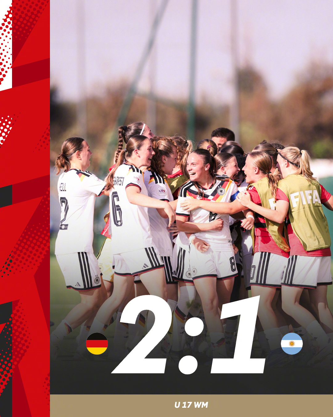 🚀女足U17世界杯，小煲迎来开门红！德国女足U17在U17世界杯小组赛首场比赛