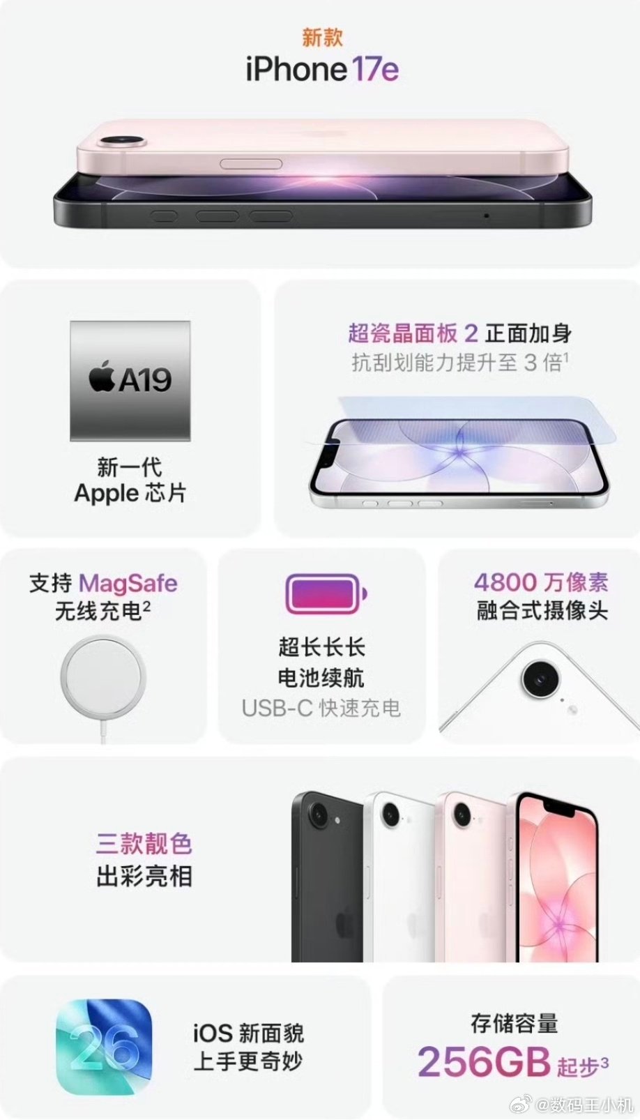 iPhone最便宜新机来了iphone17e没上岛 说便宜吧，好像又不便宜，44