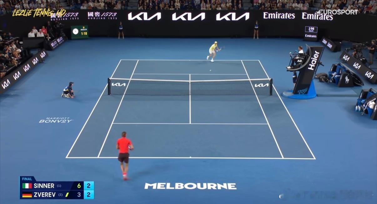 因为经常看比赛所以观察了下从大满贯到巡回赛很多站的机位还是有所不同的远近高低各不