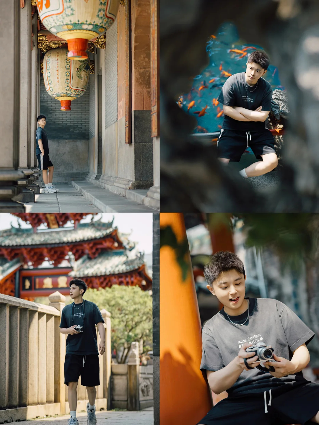 佛山拍照📷在祖庙给帅哥拍故事感旅拍写真