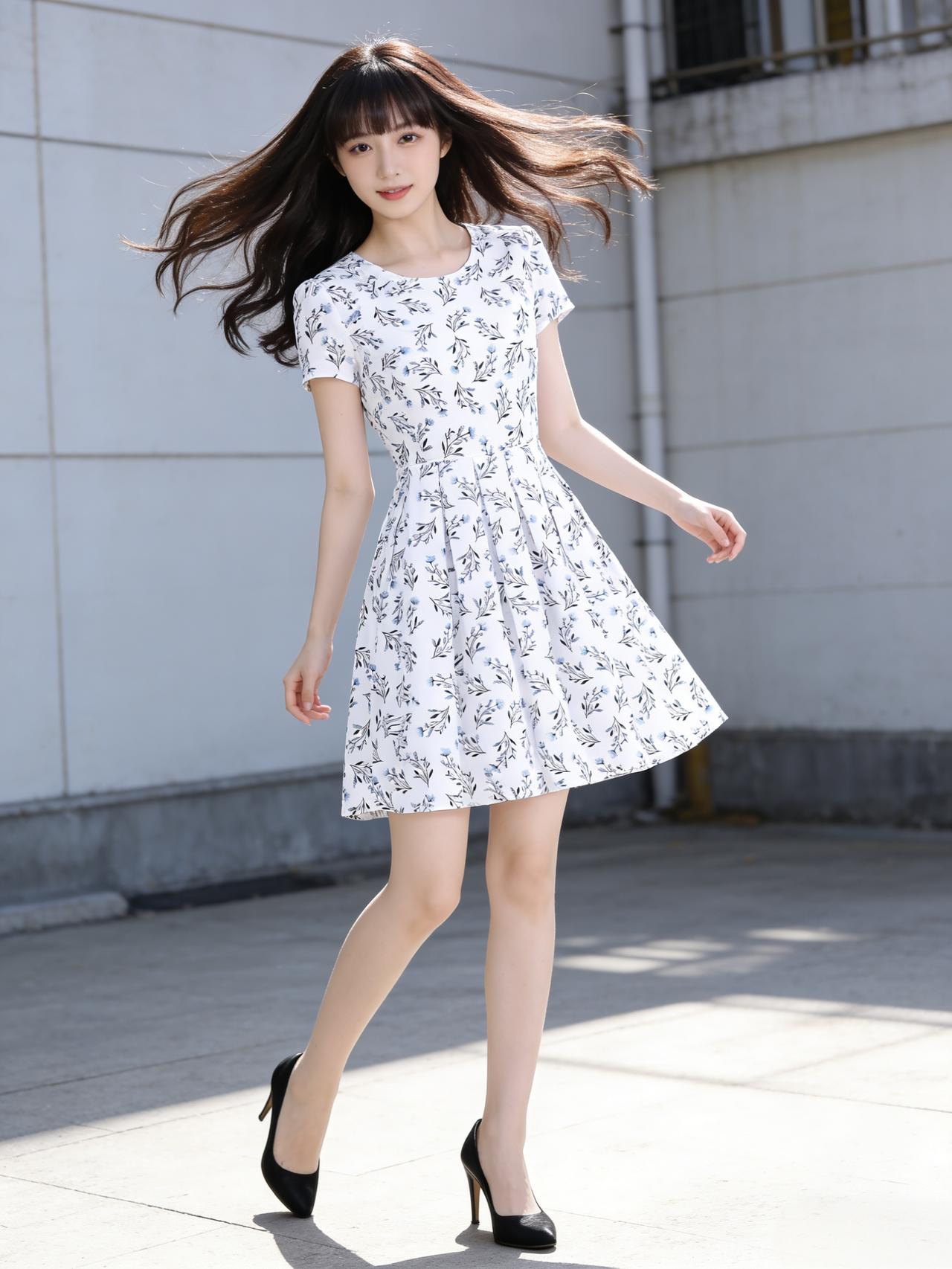 夏日清新连衣裙，轻盈飘逸，甜美动人！🌞👗💃温婉可人连衣裙 温柔俏皮连衣裙 