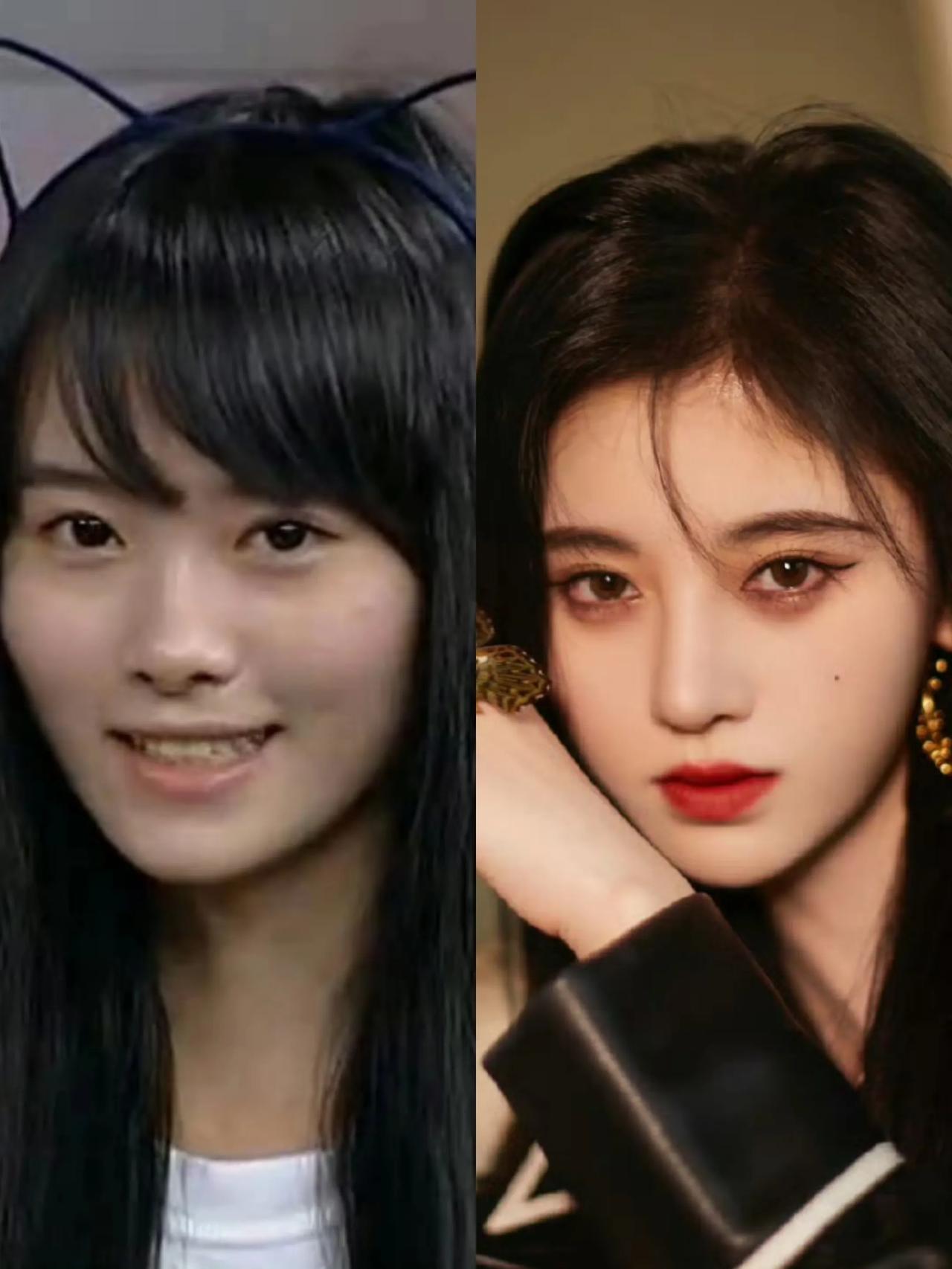 鞠婧祎真的是普通女孩逆袭变美的最佳学习范本！国内女星里，我最佩服鞠婧祎对变美这件