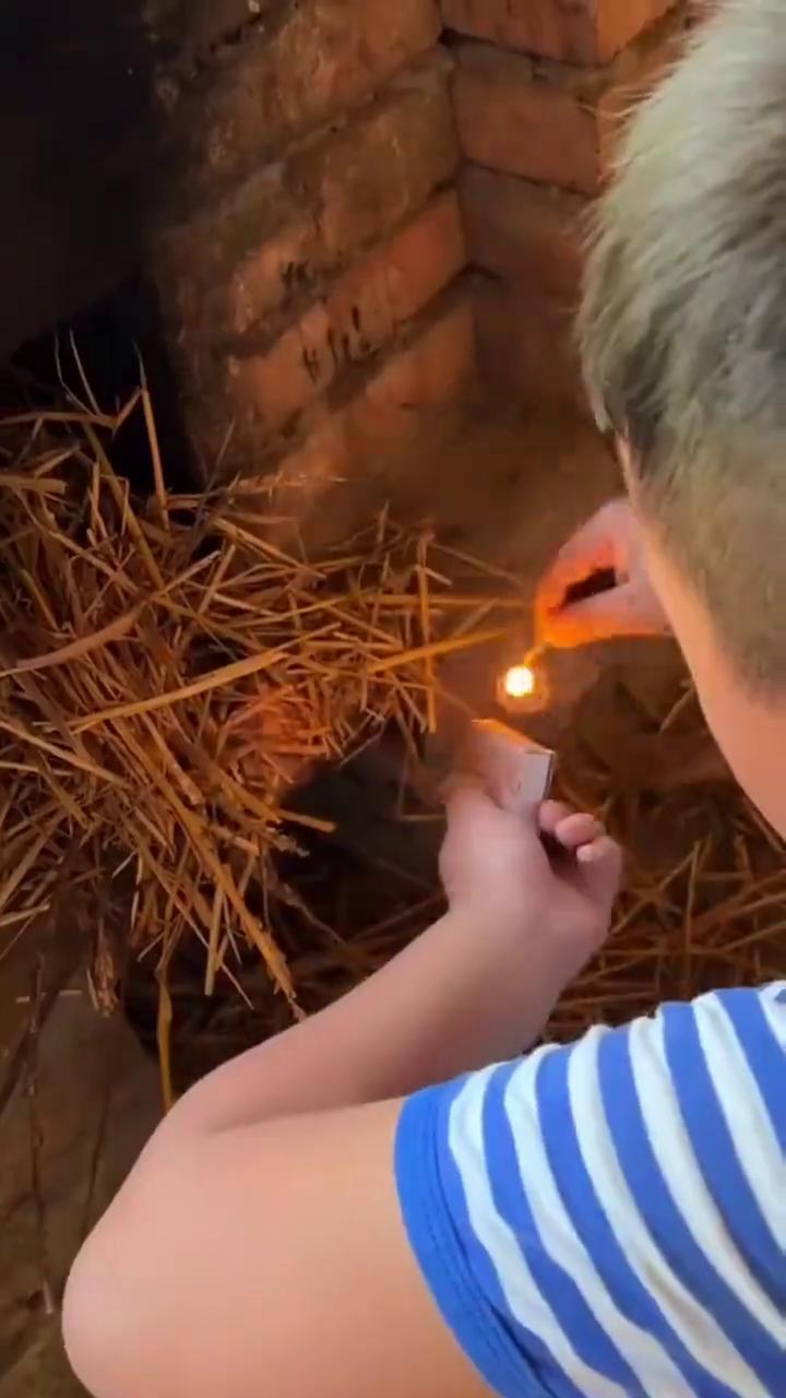 家人们看，蛋蛋怎么这么巧？孩子可真是一个，要我看这孩子长大就得做厨师了，他什么都