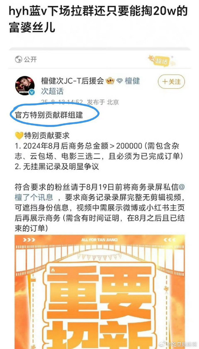 檀健次官方特别贡献群 檀健次官方特别贡献群要求 这是爱与支持的聚集地！群内要求理
