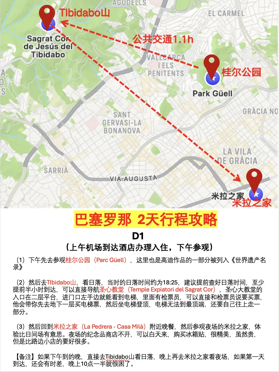 只有2天走完巴塞罗那 抄作业版