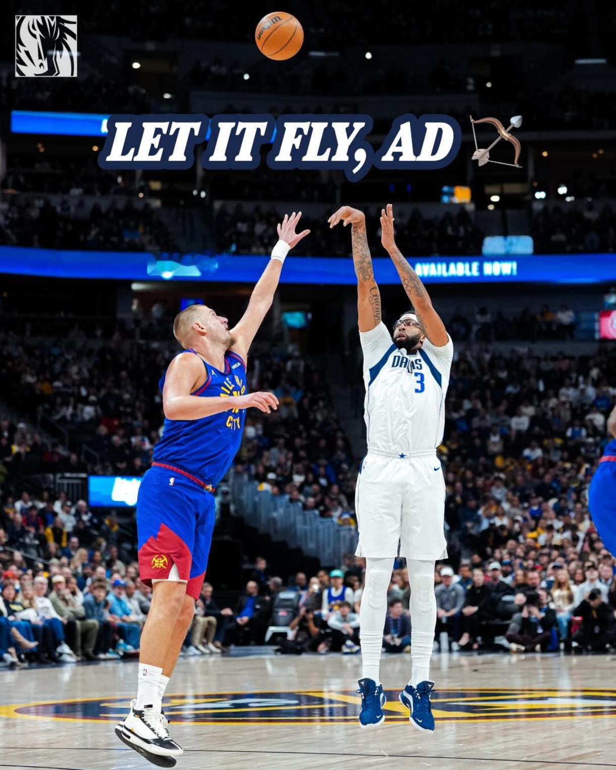 浓眉半场21分6篮板1助攻1封盖，独行侠完成反超 安东尼戴维斯