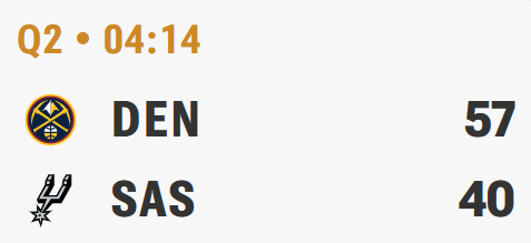 哦？掘金vs马刺NBA常规赛收官日