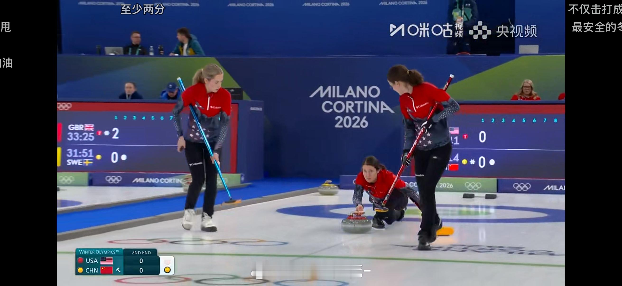 冬奥会里其实我最不爱看的是冰壶，因为真的我会觉得那个扫地的动作很好笑😂😂 性