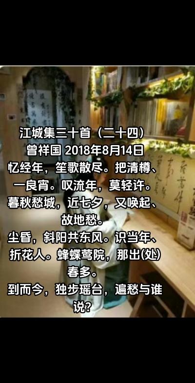 江城集三十首（二十四）#无忧渡前世今生宿命感 #修身养性禅悟人生★ #洗去尘杂 